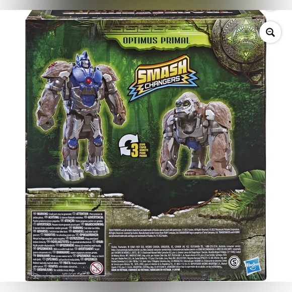 Transformers: Rise of the Beasts Optimus Primal Kids Toy Action Figure for Boys - Picture 9 of 11